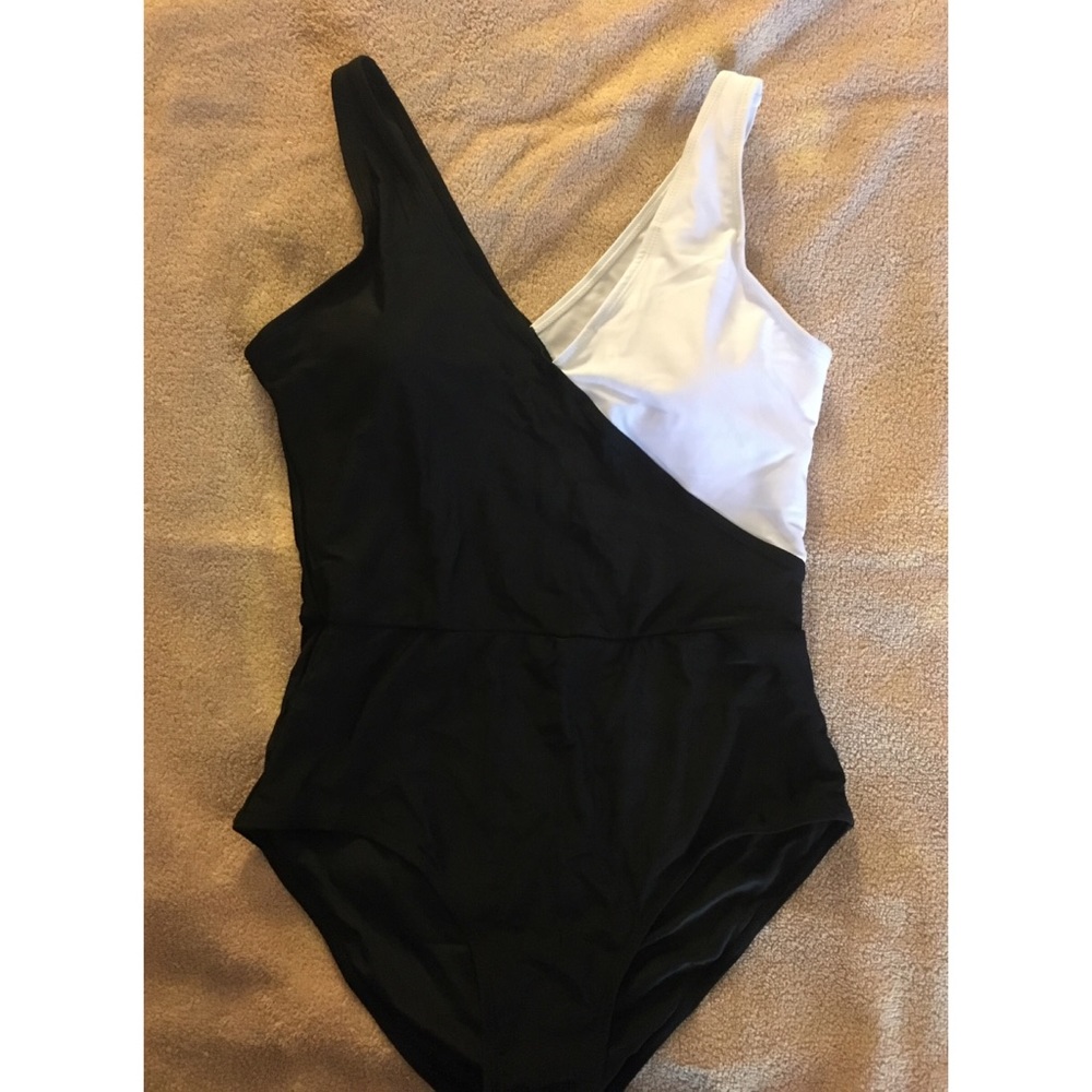 New Black and White X Large Swimsuit